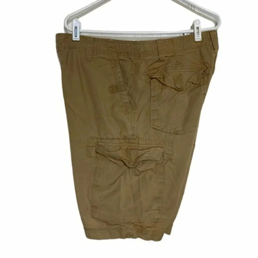 Bass W34 tan cotton‎ cargo shorts
